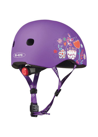 Захисний шолом, 52-56 см, фіолетовий з квітами () Micro AC2138BX (328261276)