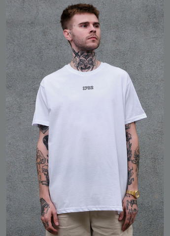 Белая мужская оверсайз футболка с принтом cars white Without