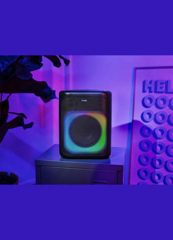 Портативна акустична система Azura 50Вт, 1.0, ВТ 5.2, TWS, MP3, IPX4, RGB, Trust (333824374)