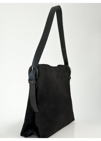 Жіноча сумка замшева ST-19 Чорна Savvy (373297138)