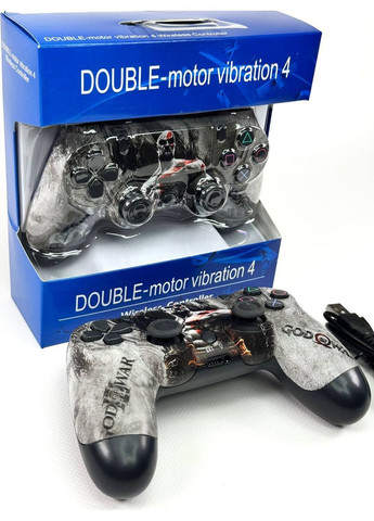 Игровой контроллер беспроводной Motor Vibration 4 Wireless Controller PS4/PC God of War (2104618742) Double (367056609)
