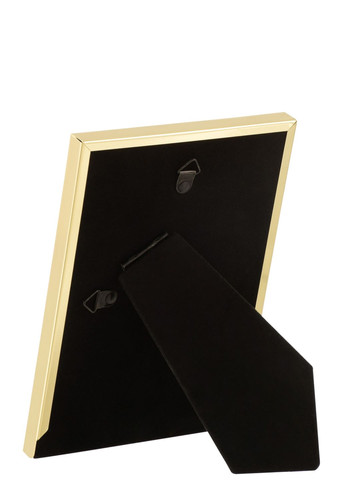 Фоторамка металлическая классическая золотистая 13х18 см. Бельгия (17662) J-Line (305394853)