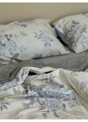 Постельное белье полуторное Home Сатин Плюш 21343 160х215 см DUSHKA (366574505)