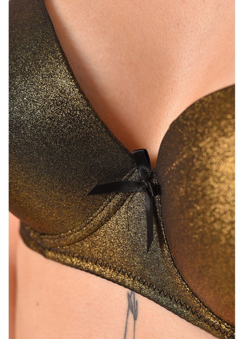 Золотой бюстгальтер женский золотистого цвета чашка с Let's Shop полиамид