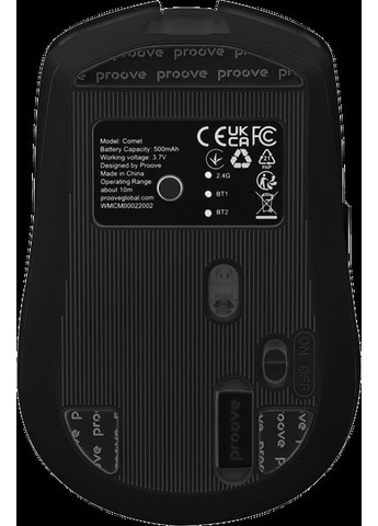 Миша ігрова Comet Bluetooth/Wireless Black (WMCM00022001) Proove (360415354)