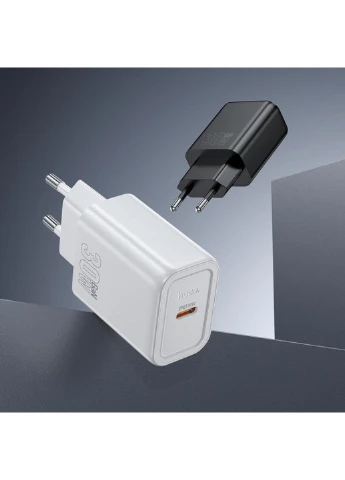 Сетевое зарядное устройство для N62 Gentle single port PD30W charger (EU) Black Hoco (391038509)