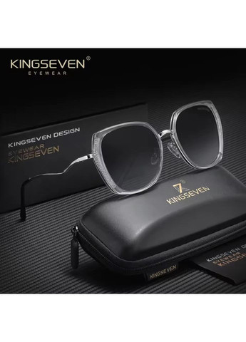 Жіночі поляризаційні сонцезахисні окуляри N7832 Clear Gray KINGSEVEN (359397209)
