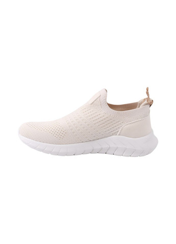 Білі кросівки жіночі молочні текстиль Restime 257-24LK