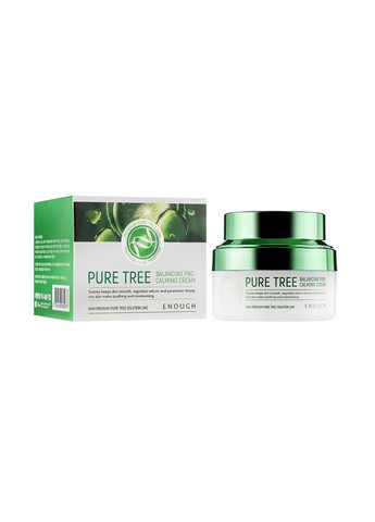 Крем для лица Чайное дерево Pure Tree Balancing Pro Calming Cream 50 мл ENOUGH (289134684)