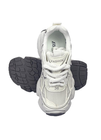 Кросівки жіночі на платформі білі 20803-2 No Brand (285764601)