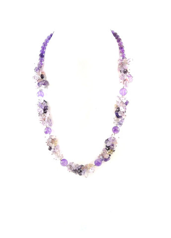 Эксклюзивное ожерелье "Аметистова роса" Аметист Fursa fashion (322313364)