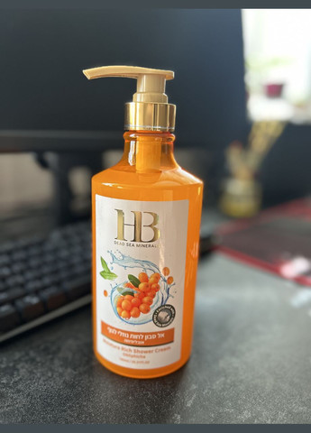 Крем-гель для душу з олією обліпихи Health And Beauty Moisture Rich Shower Cream, 780 мл Health & Beauty (302390466)