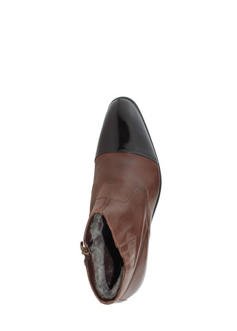 Коричневые зимние ботинки r120 коричневый Rabano