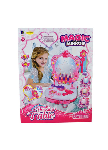 Дитячий ігровий трюмо з підсвіткою та аксесуарами, що працює на батарейках - No Brand 661-125 (371928471)