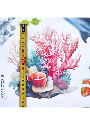 Вінілові наклейки Рибки в Червоному морі (лист 30 х 90 см) Б164-9 ZYXS-AB No Brand (361893957)