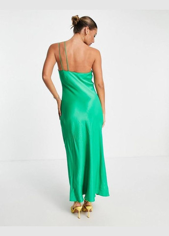 Зеленое платья макси комбинации от Mango