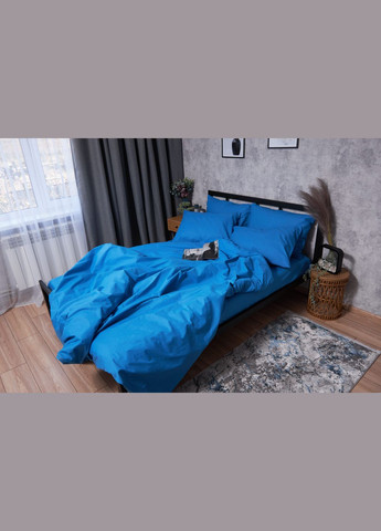 Комплект постельного белья Бязь Gold Люкс «» King Size 220x240 наволочки 4х70х70 (MS-820001672) Moon&Star Sapphire (285716828)