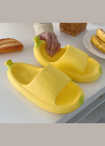 Желтые тапочки, шлепки бананы. сланцы, кроксы. 38-39 размер No Brand