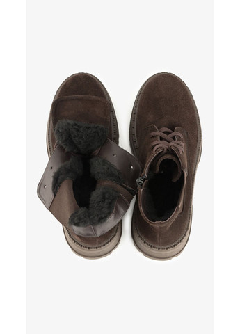 Зимние ботинки женские 123 коричневый shop (2000999278259) Stepln