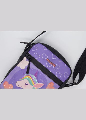 Сумка на плечо для девочек Сумка мессенджер девочка Единорог Кросбоди Фиолетовый KLUNOK Сумка через плече (336190383)