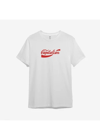 Футболка з принтом "Capitalism". З гумором про Coca-cola (10648899112) ТiШОТКА - (364688319)