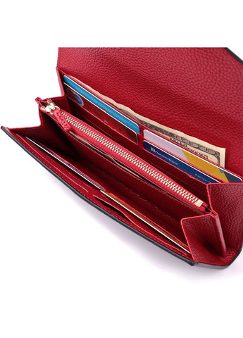 Містке портмоне для жінок із натуральної шкіри чорний 22887 Tony Bellucci (329195349)