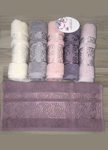 Cestepe набор полотенец vip cotton - buket 90*150 (6 шт) комбинированный производство -