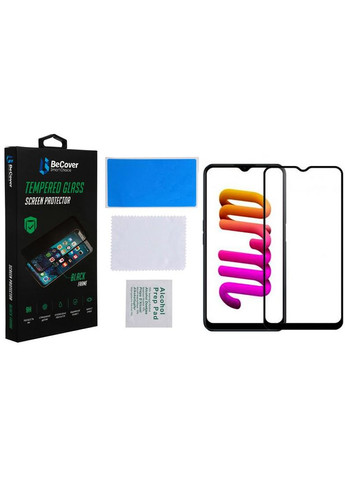 Защитное стекло для Realme C30/C30s/C33 Black (708568) BeCover (336957857)