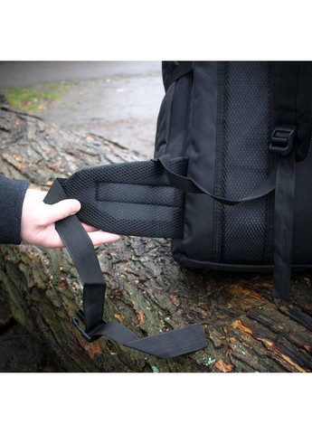 Тактичний рюкзак Tactical армійський рюкзак Top якість туристичний 70 літрів з системою M.O.L.L.E Black L&L (363132520)