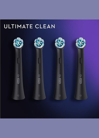 Насадки до зубної щітки Чорні 4 шт Oral-B iO Ultimate Clean (322784963)