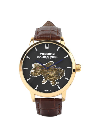 Skeleton Gold Black Dial Besta (360890105)