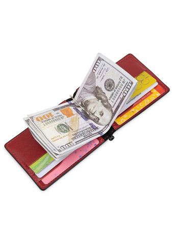 Кожаный стильный зажим для денег унисекс 11541 Grande Pelle (329199137)