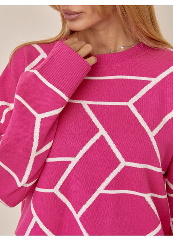 Фуксиновий (колору Фукія) джемпер жіночий Viviami