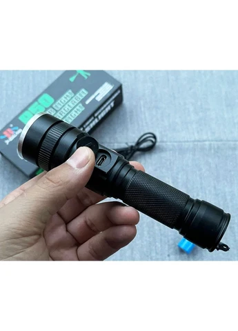 Ручной аккумуляторный мощный яркий фонарь BL-611-P50 CREE XHP50 светодиодный фонарик 18650 No Brand (391110845)