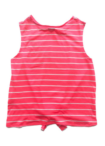 Рожева літня футболка-майка рожева полосата на зав'язки (164 см) OVS