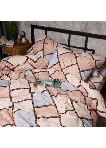 Комплект постільної білизни Бязь Gold Люкс Сімейні 160х220х2 наволочки 2х50х70 (MS-820009061) Moon&Star Cozy Puzzle (356113827)