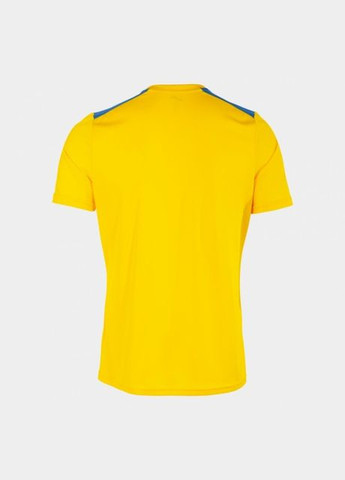 Жовта футболка футбольна champion vii жовта з синіми вставками 103081.907 з коротким рукавом Joma Модель