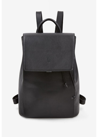 Женский кожаный рюкзак Kim черный краст The Wings (348358816)