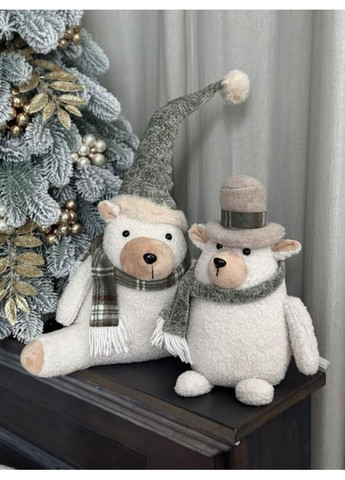 Фигурка Мишка в коричневой шляпе 31х20 см Home Decor (370078778)