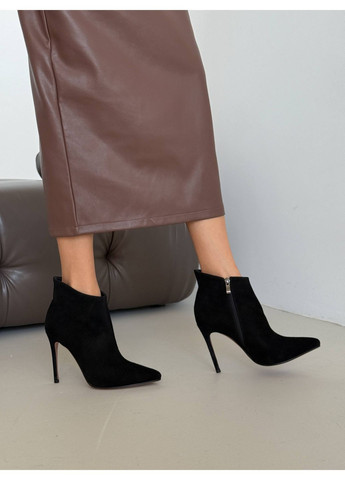 Черные демисезонная демисезонные ботильоны No Brand