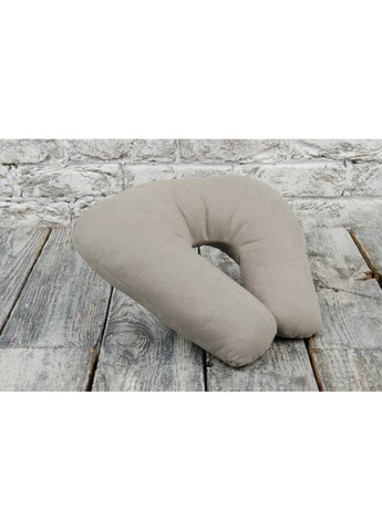 Подушка підголівник Підкова 9932 сіра Standart (324691153)