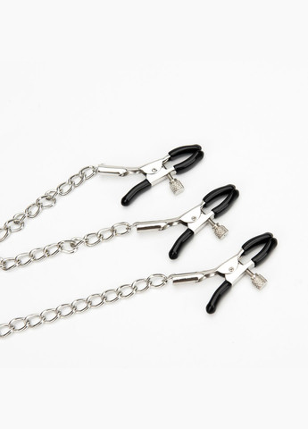 Потрійні затискачі для сосків та клітора зажими на соски NDS (337169377)