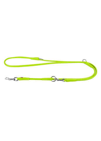 Поводок WAUDOG Glamour круглый 10 мм длина 122-183 см салатовый для собак кожаный поводок ProDobro (373221242)
