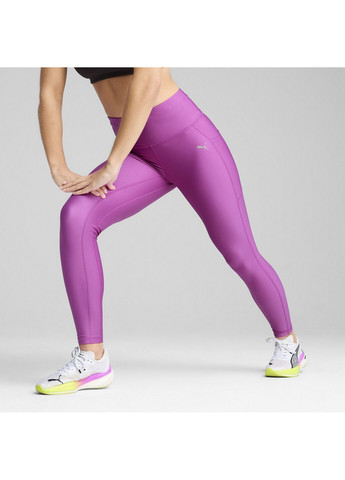 Пурпурные демисезонные леггинсы velocity running tights women Puma