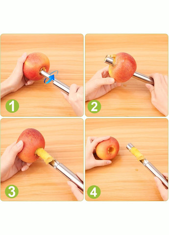 Нож для удаления сердцевин с картофеля и яблок из нержавеющей стали Kitchen Master (314459742)