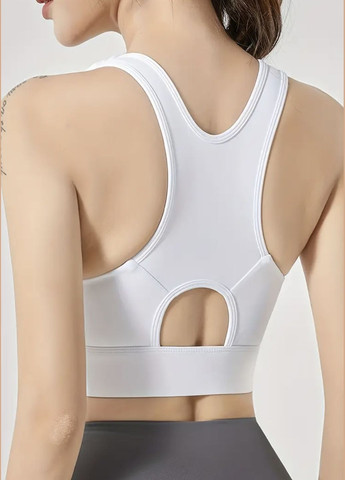 Жіночий спортивний топ з блискавкою No Brand (329434227)