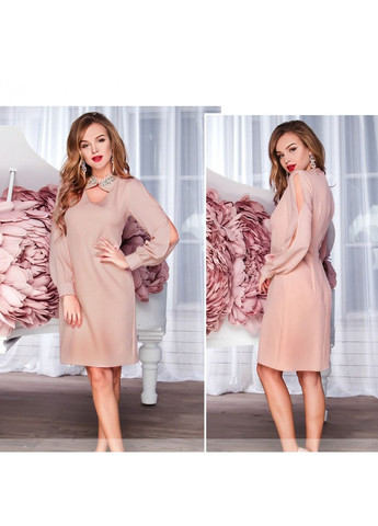 Пудровое платье Liton