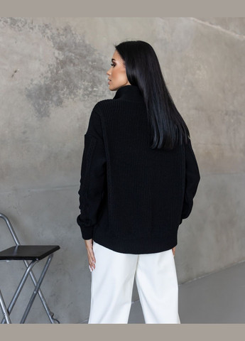 Черный демисезонный свитер Larionoff