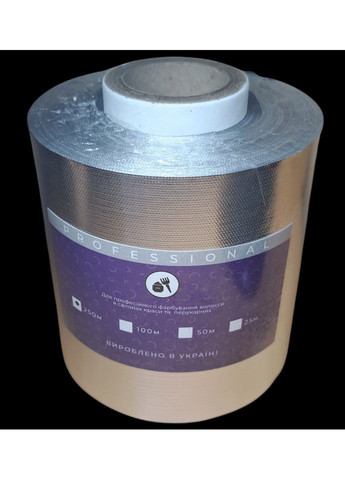 Фольга перукарська 250 метрів 12мк 11см одностороння тиснена No Brand (366880088)