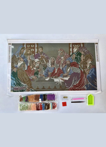 Алмазна мозаїка Ікона Таємна вечеря 40х70 см SS801 ColorArt (291021240)